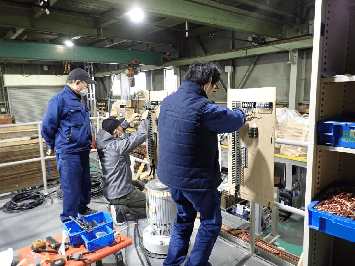 低圧端末社内実習